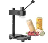 Máquina de cierre de tazas, selladora de latas de mano para tarros de 250 a 700 ml y botellas de PET, máquina de sellado comercial para envases de bebidas y té con leche