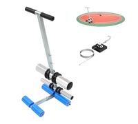 Máquina de cinta de línea de cancha, máquina de trazado de líneas de cancha de baloncesto empujada a mano, aplicador de marcado de carril ajustable con kit de círculo de dibujo