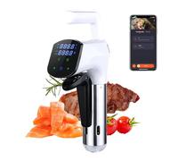 Máquina de cocción Sous Vide de 1100 W, circulador térmico de inmersión con aplicación y control LED, temperatura y tiempo ajustables para carne y verduras