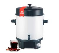 Máquina de cocción y bebidas calientes Clatronic® 2in1 con capacidad de depósito de 25L | para p. ej. vino caliente o ponche | Estufa de vino caliente con grifo de desagüe integrado | 1800W |EKA 3338