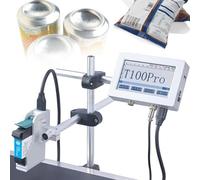 Máquina de codificación de inyección de tinta automática industrial para línea de producción con pantalla táctil inteligente a color de 7 pulgadas