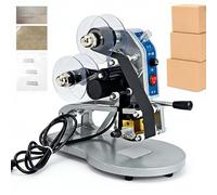 Máquina de codificación térmica, impresora de código de fecha, impresora de cinta eléctrica ajustable, 1 a 3 filas, 80 CPM, control de temperatura de precisión de 0-200 °C, para películas y bolsas de