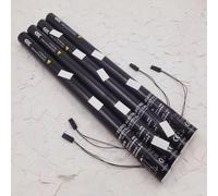 Máquina de confeti, 25 unidades, cañón de confeti eléctrico de 80 cm, blanco, biodegradable, para fiestas y eventos.