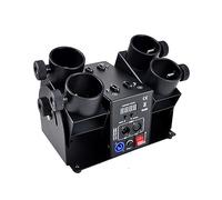 Máquina de confeti Confetti Streamer 120W Cannon Machine Ventilador de control eléctrico Soplador eléctrico 4 tubos Papel Confetti Launcher Cannon Crea impresionantes efectos visuales