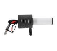 Máquina de confeti manual de 7 colores de cañón de confeti de CO2 para fiestas, bodas, escenarios, color negro