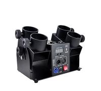 MáQuina De Confeti, Máquina de confeti eléctrica de 4 disparos, Control DMX512, 5 canales, compatible con disparo Individual, pantalla LCD de buena calidad