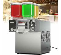 Máquina de Cono de Nieve Comercial para Máquina de Cono de Nieve para Máquina de Hacer Copos de Hielo, Máquina de Afeitar Afeitada con Plato Giratorio Eléctrico y 4 Cilindros de Materia Prim