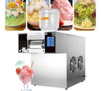 Máquina de cono de nieve eléctrica, comercial, máquina de afeitado de mesa, trituradora, máquina de granizado portátil, refrigeración por aire, velocidad ajustable, B-360W