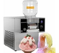 Máquina de cono de nieve eléctrica portátil para hacer hielo de copos de nieve - Mesa comercial para afeitado, granizados y postres, trituradora de 750W, perfecta para fiestas y eventos