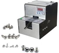 Máquina de conteo de tornillos digital, contador automático de pista para tornillos de 1,0 a 5 mm de diámetro, 0-9999 ajustes, compatible con tornillos de cabeza redonda y plana, longitud máxima de 20