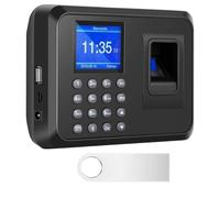 Máquina de Control de Asistencia, Reloj de fichar para pequeñas Empresas,Reloj de Huella Digital，Sin cuota mensual para la versión Inglesa de Attendance (Italiano)