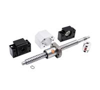 Máquina de control de husillo de bolas con tuerca 2 Uds HGR30 + 4 HGH30CA Bloque Deslizante + 1 Juego De Tornillo Bola SFU3205 C7 Con Tuerca L300-500mm For Máquina Grabado(450mm)