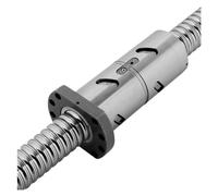 Máquina de control de husillo de bolas con tuerca DFU2005 Cojinete de piezas de CNC mecanizado en el extremo for husillo de bolas de impresora 3D(250mm)