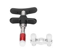 Máquina de Corrección de la Columna Vertebral, Herramienta Manual de Corrección de la Columna Vertebral Acero Inoxidable 10 Niveles de Fuerza Aliviar la Presión del Cuello Resistencia a la(rojo)