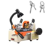 Máquina de cortador de llaves de llaves profesionales con luz LED, Duplicador automático para teclas de lavado hueca, Herramienta de locksmith portátil con control depromática de precisión, 120W de gr