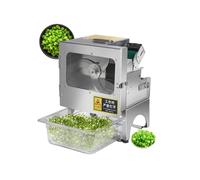 Máquina de cortar cebolletas, cortador eléctrico multifuncional de verduras, grosor ajustable de 1,5 a 35 mm, control de velocidad dual