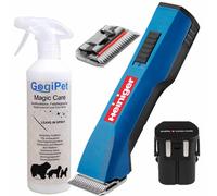 Máquina de cortar inalámbrica Heiniger Saphir + kit de aseo GogiPet Magic Care