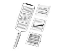 Máquina de cortar , insertos intercambiables manualmente multifuncionales, cortador de verduras para cocinar, para patatas, queso, zanahorias, calabacines, cebollas, picnic, y cenas