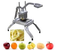 Máquina de cortar ondulada, cortador de patatas fritas con cuchillas de acero inoxidable, Crink
