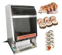 Máquina de Corte Comercial para Rollos de Sushi, Cortadora de Rollos de Sushi de Acero Inoxidable, Corta Rápidamente en Secciones, Molde para Rollos de Arroz de Sushi para Cocina DIY,12pcs