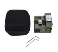 Máquina de corte de fibra de fibra de glomora Cleaver óptico FTTH Wire Cutter Cortter Ángulo de 0.6 grados con 16 caras de extremo 3 en 1 accesorio