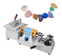 Máquina de corte de piedras preciosas de sierra lapidaria con funciones de pulido de molienda para hacer joyas y manualidades de roca