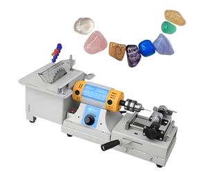 Máquina de corte de piedras preciosas de sierra lapidaria con funciones de pulido de molienda para hacer joyas y manualidades de roca