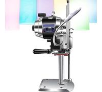 Máquina de Corte de Tela de Alta Velocidad 1200W, Cortador de Tela Eléctrico, Afilado Automático, Grosor de Corte 110-390mm para Trabajo Textil Profesional(390mm)