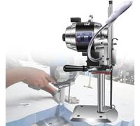 Máquina de Corte de Tela de Alta Velocidad 1200W, Máquina de Corte de Tela Industrial, 3400 RPM, Cortador de Cuchilla Recta Vertical para Ropa Profesional, Textiles y Trabajo de Cuero(340mm)