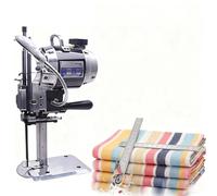 Máquina de Corte de Tela Eléctrica, Cortador de Cuchilla Recta Vertical Industrial 1200W (Grosor de Corte 110-390mm) con Afilado Automático de Cuchilla, para Tela, Cuero(290mm)