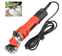 Máquina de corte eléctrica Tijeras para ovejas 690W Cortapelos profesional para trabajo pesado Cortapelos para mascotas con 6 velocidades para afeitar lana de piel en ovejas, cabras, A