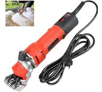 Máquina de corte eléctrica Tijeras para ovejas Cortapelos profesional para trabajo pesado Recortador para mascotas con 6 velocidades para afeitar lana de piel en ovejas, cabras, al