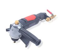 Máquina de corte neumática de piedra húmeda, herramienta de amoladora angular de aire de 125 mm para pulido de granito, mármol, hormigón, pulidora industrial