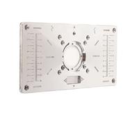 Máquina de Corte Placa Abatible, Recortadora de Fresado para Carpintería, Madera, Herramienta de Placa de Inserción de Mesa de Enrutador de Aleación de Aluminio, Recorte de Banco