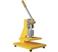 Máquina de Corte y Estampado de Cuero,Máquina Troqueladora Manual Magnética,Perforación de Materiales Múltiples,Altura Ajustable Sin Esfuerzo(White)