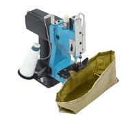 Máquina de coser a batería 1800 - 2000 puntadas/min, máquina de coser portátil, selladora de bolsas ajustable, versátil para bolsas de papel kraft, bolsas de arroz, bolsas de comida (azul)