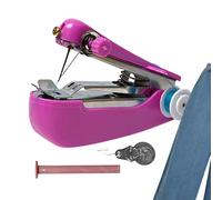 Máquina de coser a mano - Metal PP 12 x 2,5 x 7 cm, kit mini dispositivo portátil | máquina de coser portátil resistente al calor para principiantes, viajes, bricolaje, reparaciones domésticas.