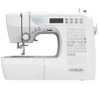 Cecotec Máquina de Coser Eléctrónica- 215 Puntadas - Nivel Experto - BelleCouture 21500. Motor Digital, Pantalla LCD, Mando para ajuste de hilo, Devanado de Bobina Automático, Luz LED, Kit Accesorios