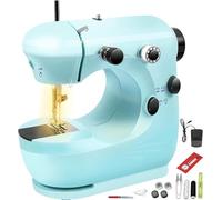 Maquina de Coser Costurero Portatil, Maquina de Coser Maquina Profesional Maquina de Cosers Prensatelas Mano Sewing Machine Maquina Cosers Manual Mini Ropa Cortinas Telas Bricolaje Viajes Casa