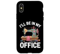 Máquina de Coser Divertida con Texto en inglés I'Ll Be In My Carcasa para iPhone X/XS