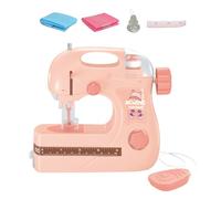 Máquina de coser eléctrica pequeña fácil de aprender para niños, máquina de coser eléctrica portátil de materiales seguros