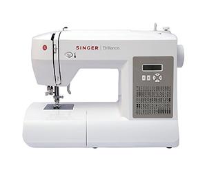 Maquina de Coser Electronica Singer Brilliance 6180, 80 Programas Automaticos, Puntada, Costura