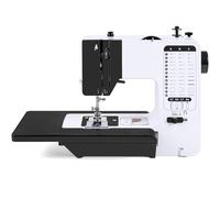 Máquina de coser industrial multifuncional, kit de costura eléctrico doméstico con luz, 38 puntadas integradas, mesa de extensión, máquina de bordar automática para principiantes