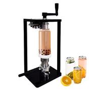 Máquina de coser manual para tarros, no necesita electricidad, altura ajustable de 3 a 17 cm, diámetro de 5,5 cm, sellador de latas fácil de operar
