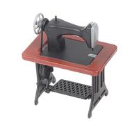 Máquina de Coser Miniatura Retro - Juguete de la Máquina de Coser Miniatura Ligero | Estatua de la Máquina de Coser Retro Modelo Pequeño | Accesorios de Juego, Adorno de Muebles de Paisaje de Casa