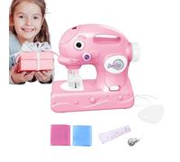Máquina de coser para niños - Juguete para máquina de coser para niños | Pequeña máquina de coser para adultos y niños | Juguete portátil para jugar a máquina de coser para manualidades, remendar