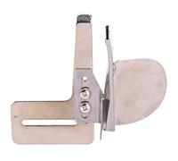 Máquina de coser plana Binder Paño duro Carpeta de la máquina de costura de una sola aguja para la máquina de coser carpeta de borde de accesorios Máquina de coser accesorio Metal (Entrada 1-1/8