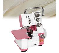 Máquina de Coser portátil con Puntada Ajustable, Marco de Metal, remalladora, máquina de Coser overlock, pequeña máquina de Escritorio, Cuatro Hilos