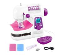 Máquina de coser portátil, máquina de coser a pilas, herramienta de coser para principiantes, máquina de coser para niños, máquina de coser de viaje, máquina de coser compacta para niños y niños
