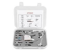 Máquina de Coser prensatelas, Kit de 15 pcs Multifuncional prensatelas para Maquina de Coser Presser Foot Feet Kit Machines Set